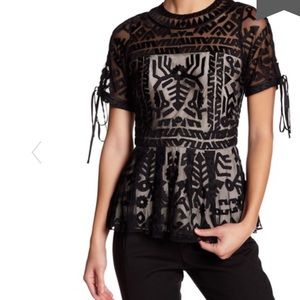 Parker - Shannon Geo Print Mesh Shirt